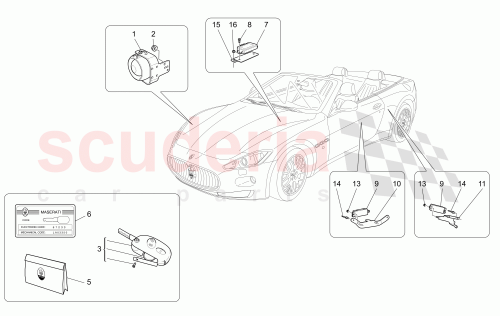 Part Diagram for Maserati 14645490
