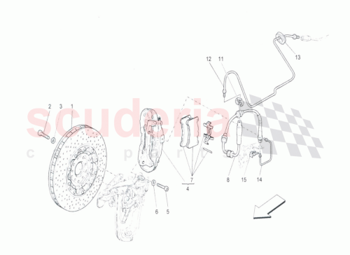 Part Diagram for Maserati 14311734
