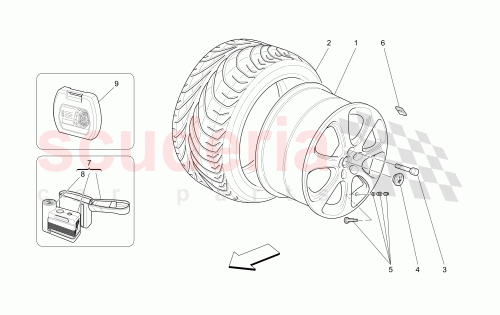 Part Diagram for Maserati 199554