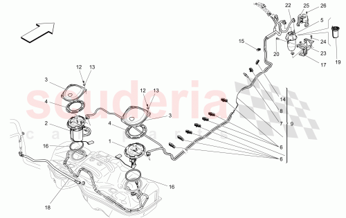 Part Diagram for Maserati 670037488