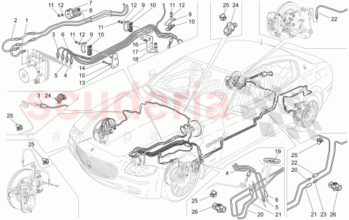 Part Diagram for Maserati 194859