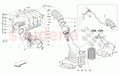 Part Diagram for Maserati 219459