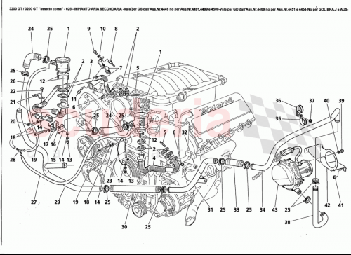 Part Diagram for Maserati 11500224
