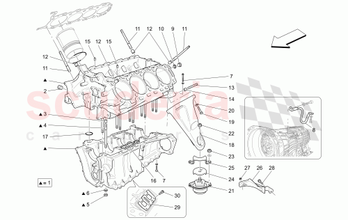 Part Diagram for Maserati 739021000