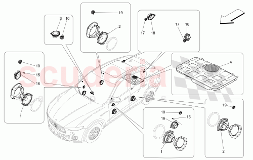 Part Diagram for Maserati 670100016