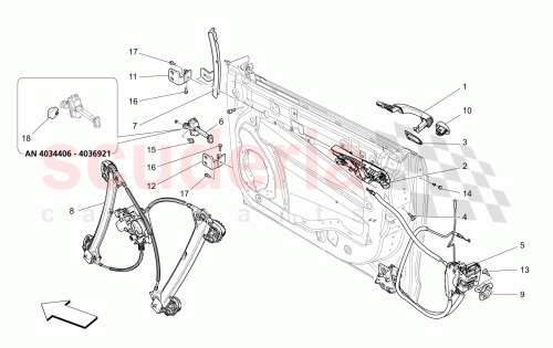 Part Diagram for Maserati 670107783