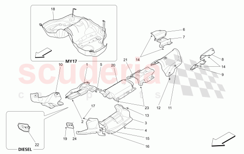 Part Diagram for Maserati 670154551
