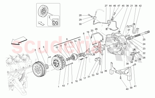 Part Diagram for Maserati 196021