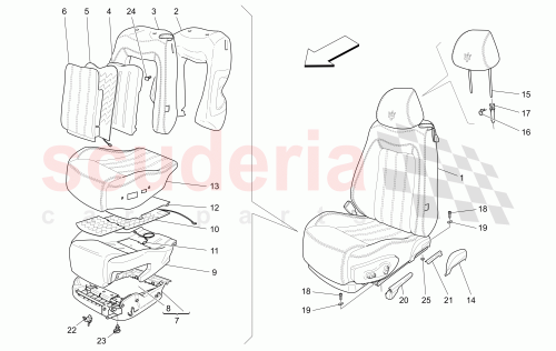 Part Diagram for Maserati 981606428