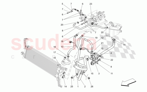 Part Diagram for Maserati 670005349