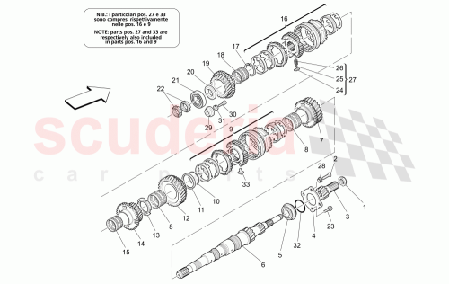 Part Diagram for Maserati 199531