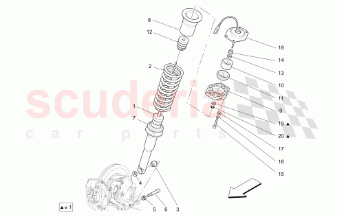 ちぃページ 205587 Maserati Quattroporte Shock Absorber Hyperblock