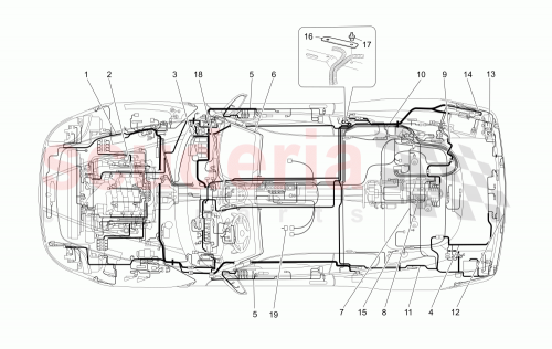 Part Diagram for Maserati 222150