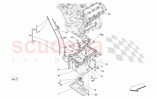 Part Diagram for Maserati 46328813
