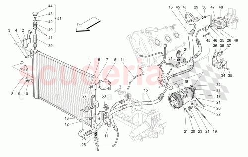 Part Diagram for Maserati 89310400