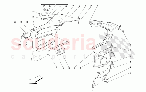 Part Diagram for Maserati 981211113