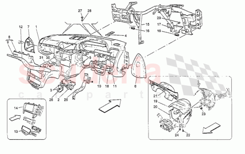 Part Diagram for Maserati 68633100