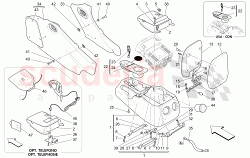 Part Diagram for Maserati 66498800