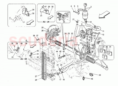 Part Diagram for Maserati 980139056