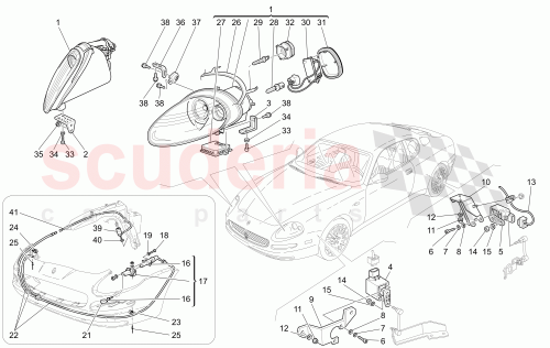 Part Diagram for Maserati 190710046