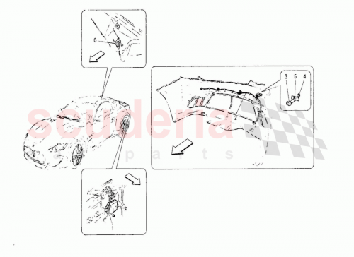 Part Diagram for Maserati 228552