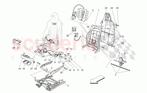 Part Diagram for Maserati 84910100