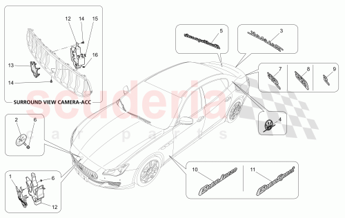 Part Diagram for Maserati 670071795