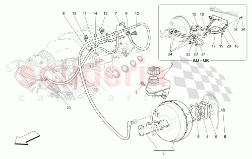 Part Diagram for Maserati 293279