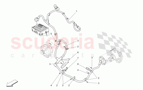 Part Diagram for Maserati 46328828