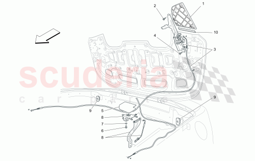 Part Diagram for Maserati 83083400