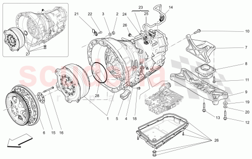Part Diagram for Maserati 673005706