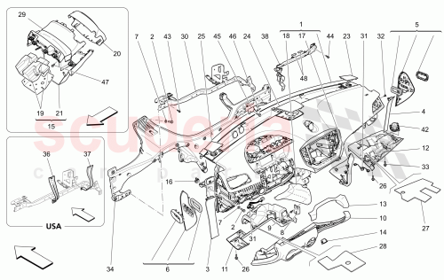 Part Diagram for Maserati 670113933