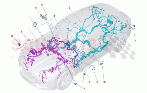Part Diagram for Maserati 670154892
