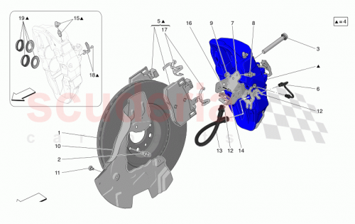 Part Diagram for Maserati 673011104