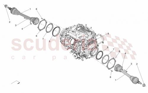 Part Diagram for Maserati 673011611