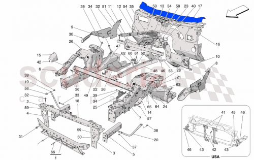 Part Diagram for Maserati 670298563