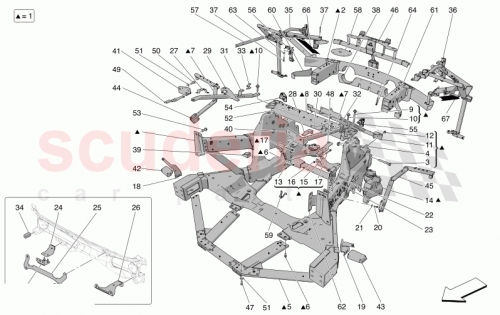 Part Diagram for Maserati 670173642