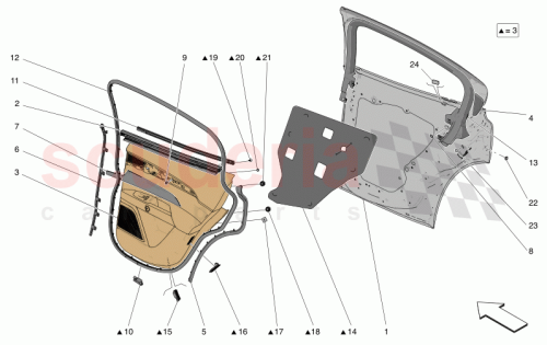 Part Diagram for Maserati 670106485