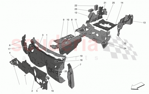 Part Diagram for Maserati 675001689