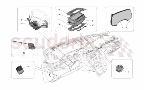 Part Diagram for Maserati 670198067