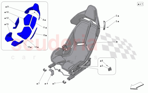 Part Diagram for Maserati 673016997