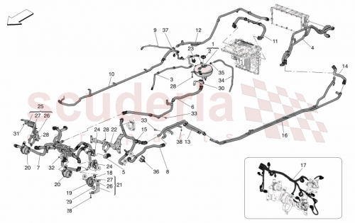 Part Diagram for Maserati 670301691