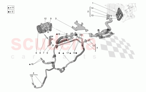 Part Diagram for Maserati 670156437
