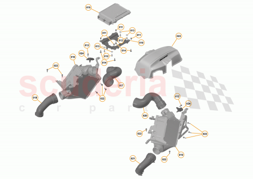 Part Diagram for McLaren 11F1603RP