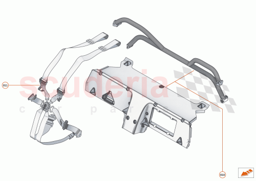 Part Diagram for McLaren 11NA052MP