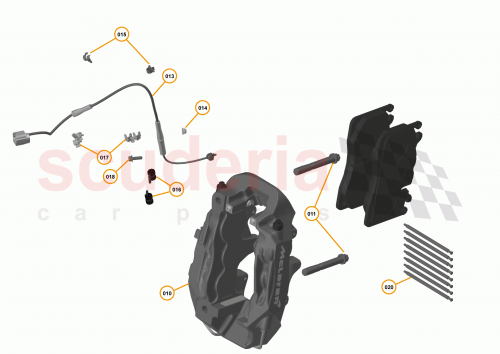 Part Diagram for McLaren 00RB219