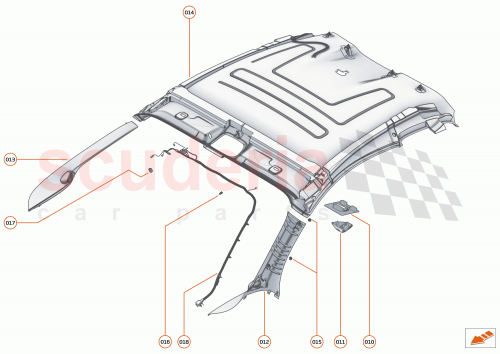 Part Diagram for McLaren 13NA604MP