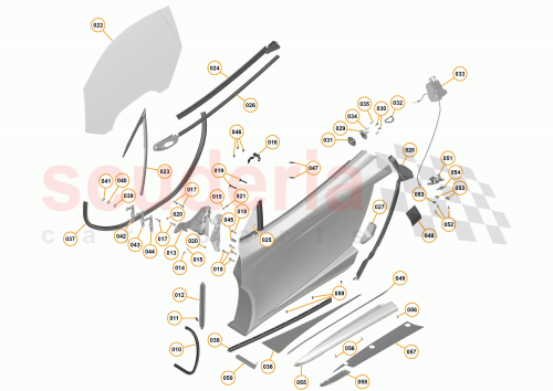 Part Diagram for McLaren 11A1875RP