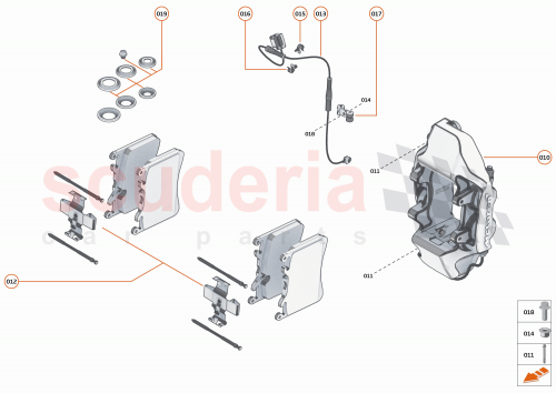 Part Diagram for McLaren 15CA244CP