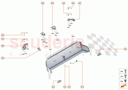 Part Diagram for McLaren 14AB653SP
